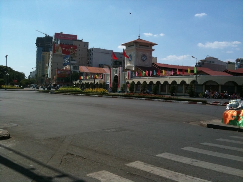 empty streets during Vietnamese New Year