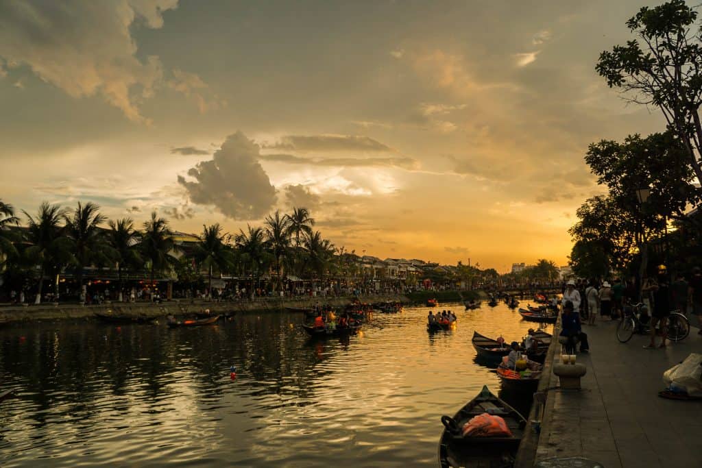 Hoi An River at dusk