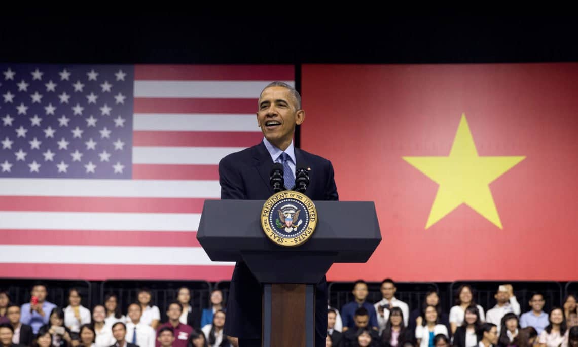 Obama and Bourdain&#039;s visit to Vietnam