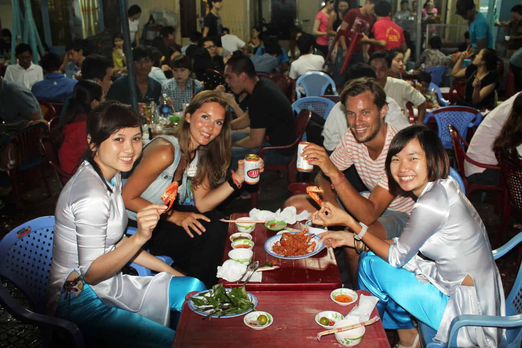 The 11 Best Tours in Vietnam: Pros and Cons Eating crab claws in District 4